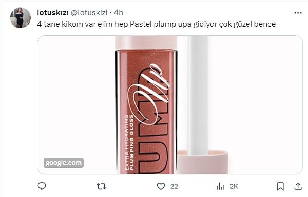 6. Pastel Plump Up Extra Hydrating Plumping Gloss No:202