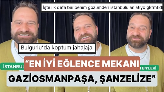 Gökhan Ünver Şimdi de Özellikle Ünlüler Arasında Popüler Olan "İstanbul'un Enleri" Akımı ile Dalga Geçti