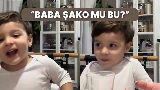 ‘Şako mu Bu’ Demeyi Öğrenince Babasının Sinirleriyle Oynayan Minik Yakışıklı