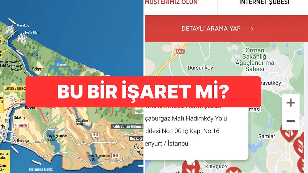Bu Bir İşaret mi? Kanal İstanbul Gelmeden Banka Şubesi Geldi