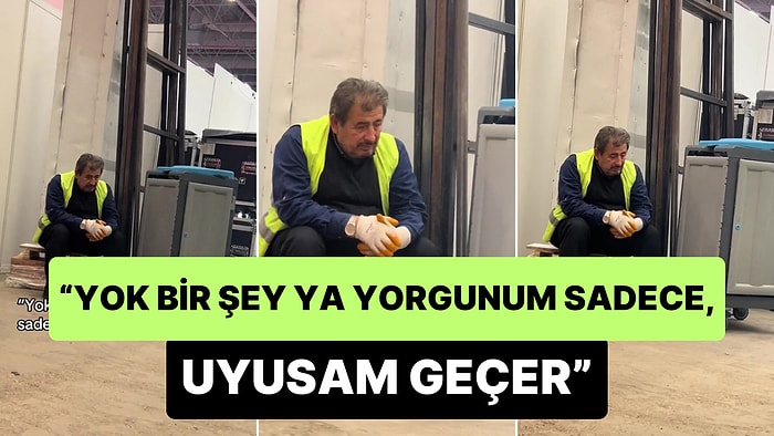 Emekçi Babasının Yorgun Halini 'Yok Bir Şey ya Yorgunum Sadece, Uyusam Geçer' Diyerek Paylaşan Genç