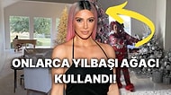 Ünlü Model Kim Kardashian'ın Evindeki Bi' Garip Yılbaşı Konsepti Beyinleri Yaktı