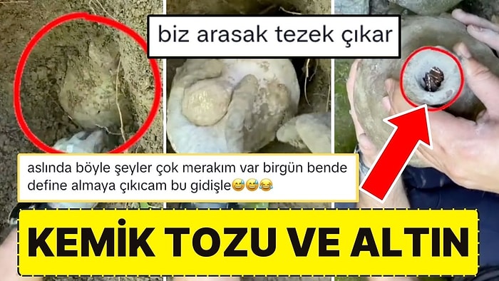 Kurgu mu Gerçek mi? Define Avcıları Küp İçinde İnsana Ait Kemik Tozu ve Onlarca Altın Buldu