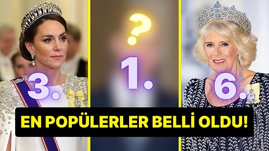 En Popüler Kraliyet Ailesi Üyeleri Belli Oldu! Meghan Markle'da Listeye Adını Yazdırdı