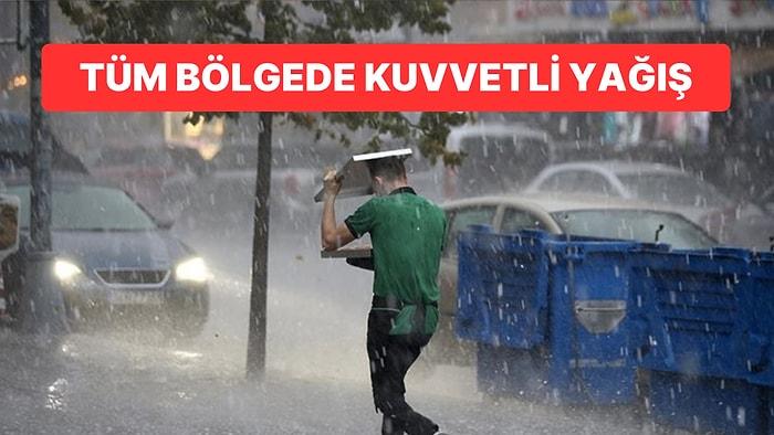 Meteoroloji Genel Müdürlüğü'nden Marmara Bölgesi İçin Uyarı: Kuvvetli Yağmur Geliyor