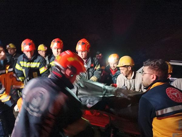 Krem madenindeki göçük sonrasında bölgeye sağlık, jandarma, itfaiye ve AFAD ekipleri sevk edildi. Ekiplerin sürdürdüğü arama kurtarma çalışması sırasında mühendis Özer ile işçilerden Karahan'ın cansız bedenine ulaşıldı.