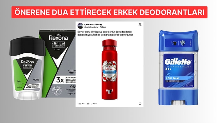 Bu Flood'u Okumayan Bin Pişman! Twitter'da En Çok Konuşulan Erkek Deodorantları