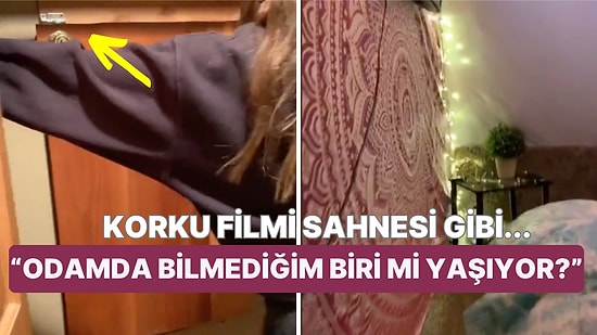 Otel Odasında Gizli Bir Geçit Olduğunu Fark Eden Kadın Ürpertici Keşif Anını TikTok'ta Paylaştı