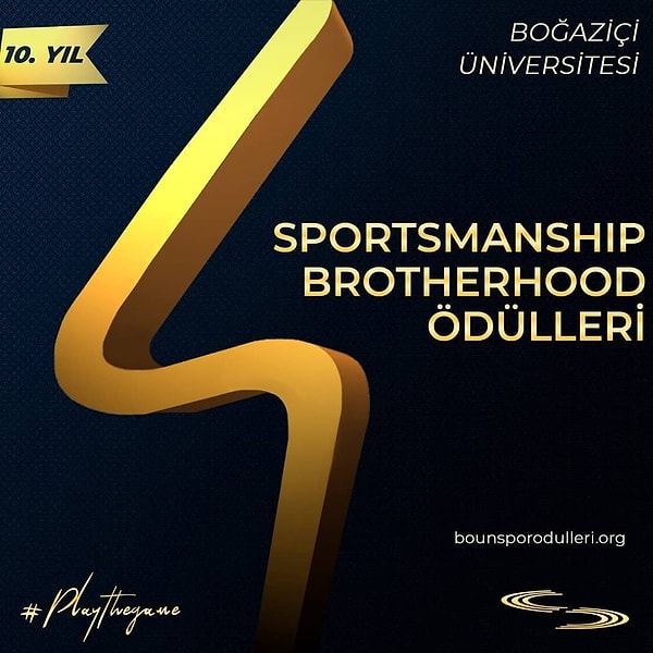 Başarı ve hikayeleriyle onları etkileyen ve bu yüzden oylamaya sunmadan Boğaziçi Üniversitesi Spor Kurulunun başarılarını tebrik etmek amacıyla verdiği Sportsmanship Brotherhood ödül sahipleride şu şekildedir 👇