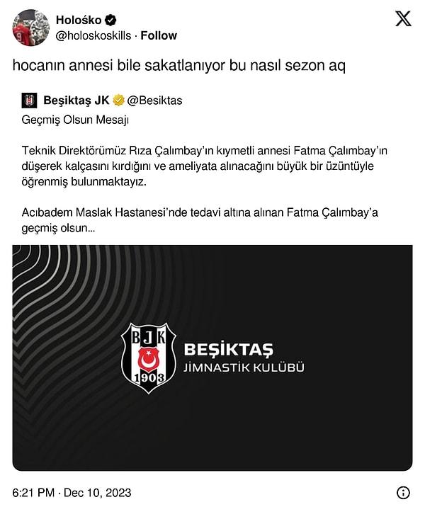 Beşiktaş sakatlıklardan kurtulamıyor.