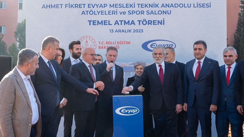 Evyap’ın, Ahmet Fikret Evyap Adına Tuzla’da Yaptıracağı Mesleki ve Teknik Anadolu Lisesi’nin Temeli Atıldı