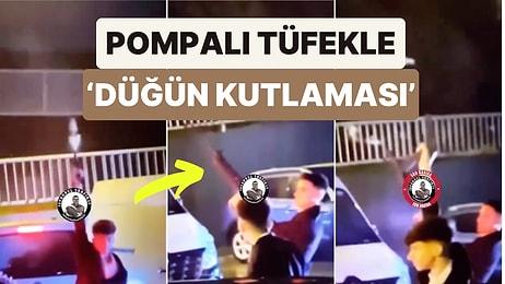 Çıta Giderek Yükseliyor! İstanbul'da Bir Düğün Eğlencesinde Havaya Pompalı Tüfekle Ateş Açtılar