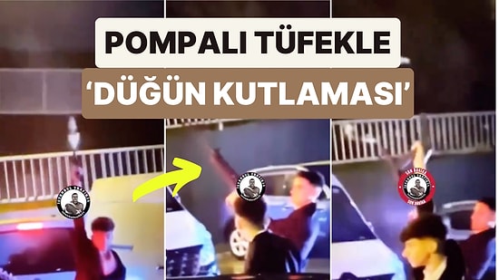 Çıta Giderek Yükseliyor! İstanbul'da Bir Düğün Eğlencesinde Havaya Pompalı Tüfekle Ateş Açtılar