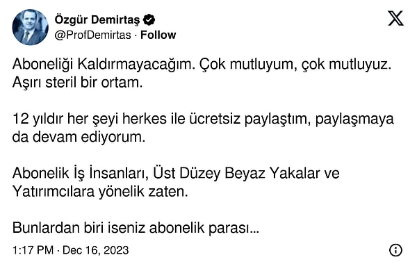 Demirtaş, açıklamasında şu ifadelere yer verdi 👇