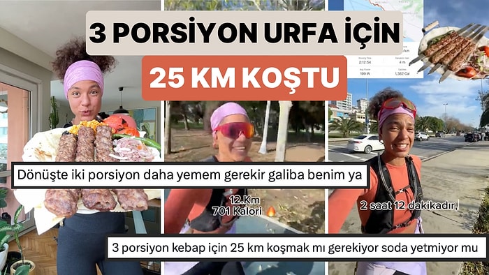 3 Porsiyon Urfa Yiyebilmek İçin 25 Kilometre Koşu Yapan Kadının Videosu Gündem Oldu