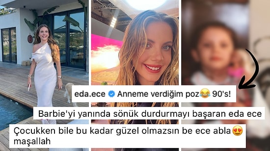 Doğal Tavırlarıyla Sevilen Eda Ece'nin Elindeki Barbie'yle Verdiği Küçüklük Pozuna Yorum Yağdı!