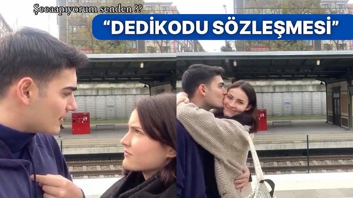 Kız Arkadaşı Dedikoduları Geç Anlatınca Adeta Dedikodu Sözleşmesi İmzalatan Adam