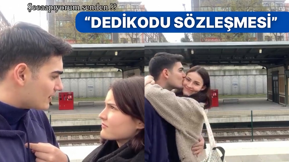 Kız Arkadaşı Dedikoduları Geç Anlatınca Adeta Dedikodu Sözleşmesi İmzalatan Adam