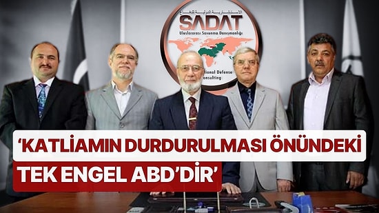 SADAT'tan Wall Street Journal'ın 'Hamas'a Destek' İddialarına Yanıt! 'Katliamın Sebebi ABD'