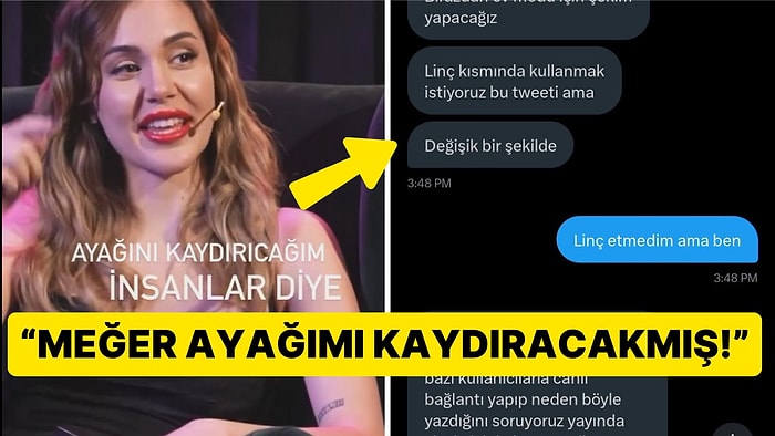 Ayağı mı Kayacaktı? Berfu Yenenler Hakkında Tweet Atan Kullanıcıyı Programa Çıkarmak İstemişler