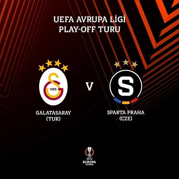 Temsilcimiz Galatasaray, UEFA Avrupa Ligi son 16 play-off turunda Çekya ekibi Sparta Prag ile eşleşti.