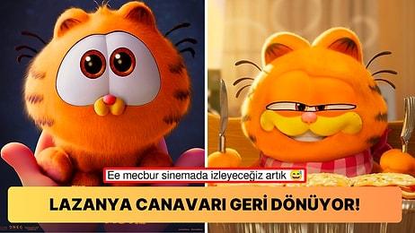 Haylaz Kedi Garfield'ın Yeni Filmi The Garfield Movie'nin İlk Afişi Hayranlarının Gözünden Kalpler Çıkardı 😍