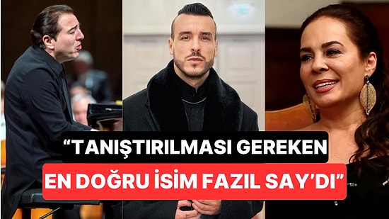 Açıklamasıyla Tepki Çeken Fazıl Say'a Cem Adrian'ı Keşfetmesine Vesile Olan Demet Sağıroğlu'ndan Destek!