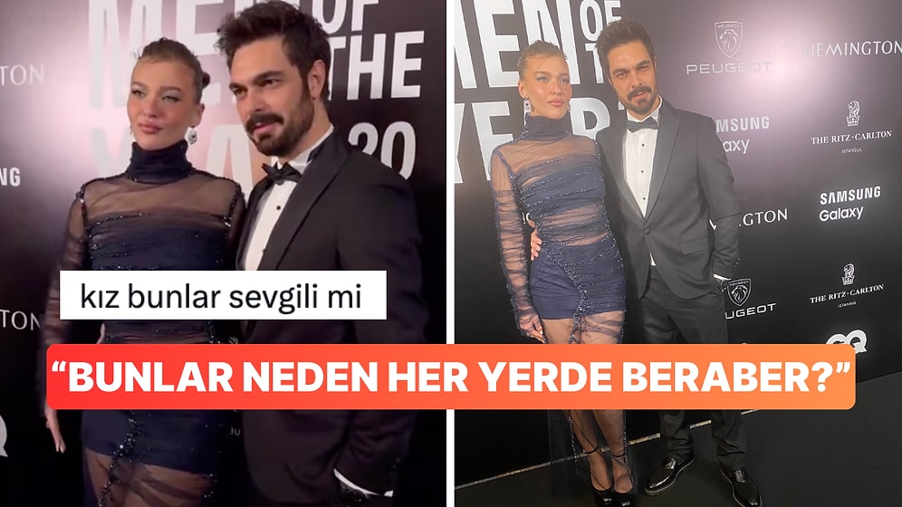 Melisa Döngel ve Halil İbrahim Ceyhan GQ Gecesine Birlikte Katıldı, Görenler "Neden Her Yerde Beraberler" Dedi