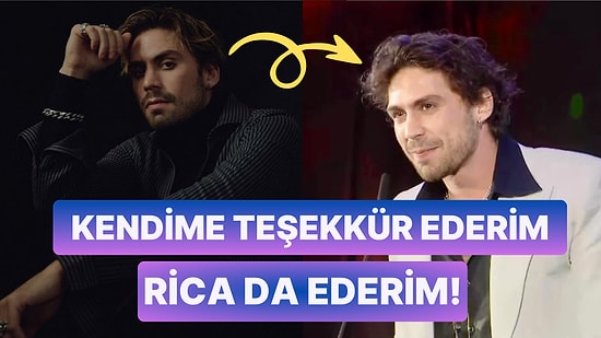 Ödül Konuşmasında Kendine Teşekkür Edip Sonra 'Rica Ederim' Diyen Taro Emir İzleyenlerin Beynini Yaktı