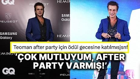 Parti Adamı Teoman Ödül Aldığı GQ Man of the Year Türkiye'nin After Party'sine Yükselince Olanlar Oldu!