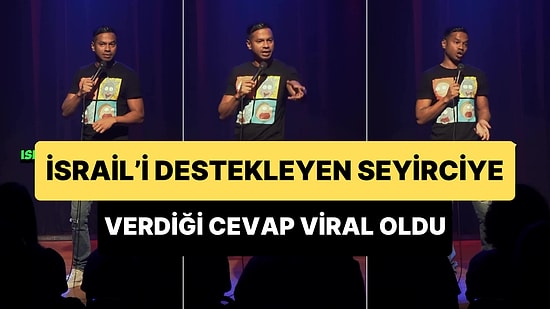 İsrail'i Destekleyen Seyirciye Verdiği Cevap Viral Olan Hintli Komedyen: 'Bu Sezondan İtibaren İzliyorsunuz'