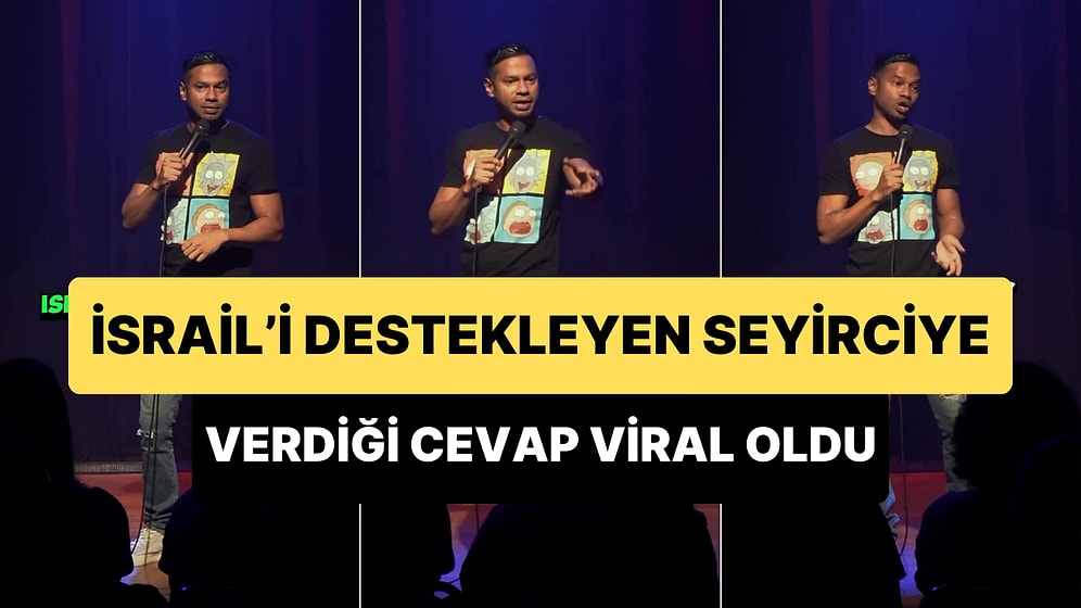 İsrail'i Destekleyen Seyirciye Verdiği Cevap Viral Olan Hintli Komedyen: 'Bu Sezondan İtibaren İzliyorsunuz'
