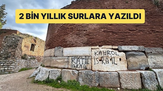 2 Bin Yıllık Tarihi Surlarda ‘Katil İsrail’ Protestosu: “Tepkimizi Başka Şekilde Gösterelim”