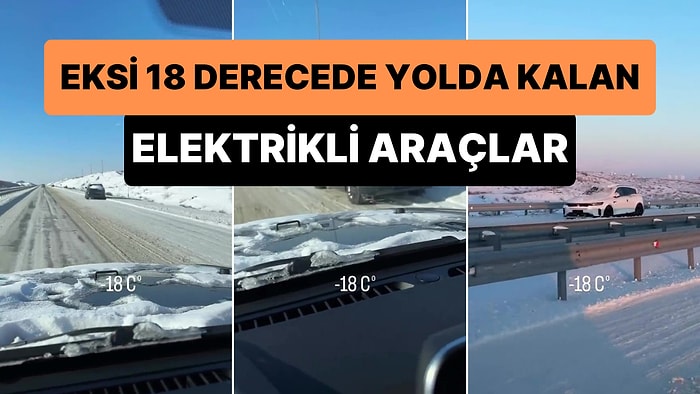 Elektrikli Araçların Eksi 18 Derecede Yolda Kaldıklarını İddia Eden Paylaşım Viral Oldu