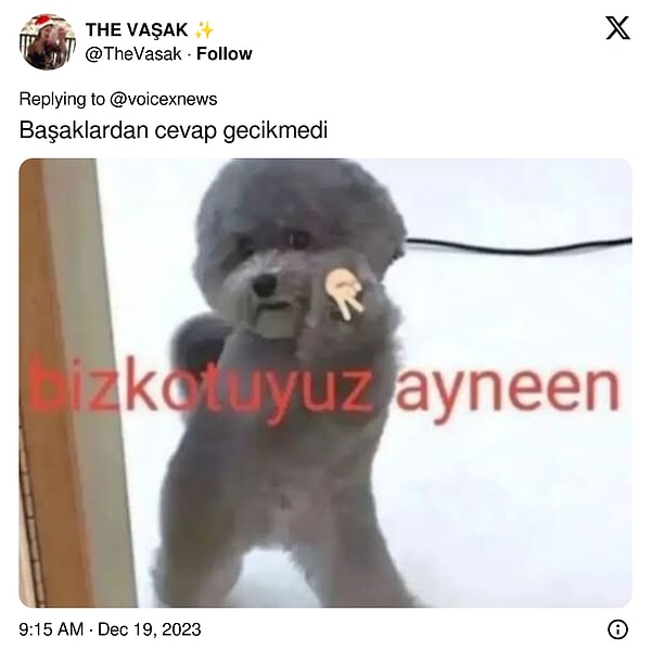 Listede yer alan burç mensuplarından da cevap gecikmedi😅