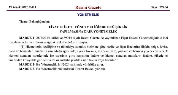 Ekonomistler ise bu konuda farklı görüşler sunarken, bir kısmı menü maliyetlerine dikkat çekti.