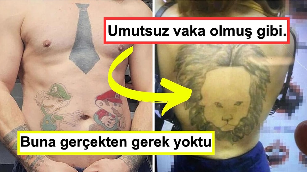Hayatınızda Görebileceğiniz En Kötü Dövmelere Sahip Birbirinden İlginç İnsanlar