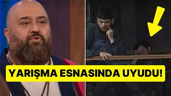 MasterChef'te Yarışma Esnasında Uyuklayan Hasan, Somer Şef'ten Uyarı Aldı