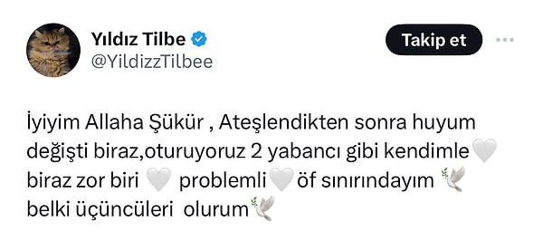 Yıldız Tilbe'nin açıklaması👇