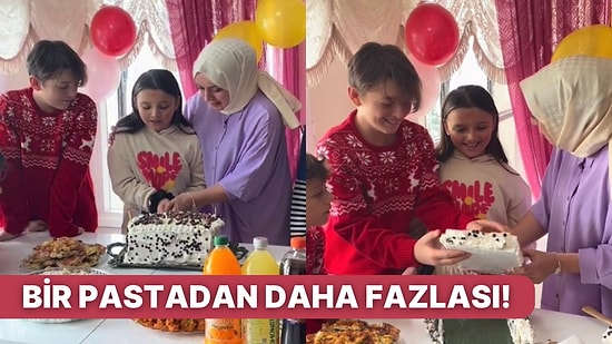 Kızının Doğum Gününde Hediyesini Pastaya Saklayarak Sürprizlerin En İyisini Yaşatan Kadın