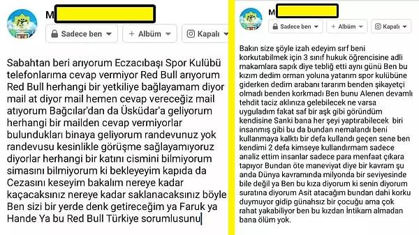 Mustafa N. isimli şahsın Hande Baladın'a sosyal medya üzerinden tehdit dolu mesajlar yazdığı öğrenilmiş, "Ben bu kıza diyorum ki senin yüzüne asit atacağım bundan dahi korkmuyor" tehdidi kan dondurmuştu.