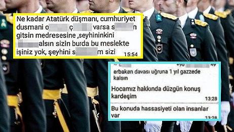 'Atatürkçü ve Tarikatçı' Teğmenlerin Arasındaki Küfürlü WhatsApp Mesajlaşmaları Sızdırıldı!