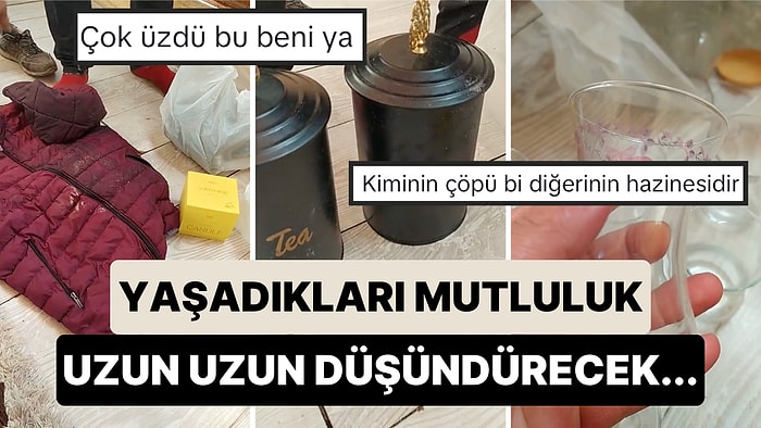 Bir Ailenin Çöpten Buldukları Eşyalara Karşısında Yaşadığı Büyük Mutluluk Sizi Uzun Uzun Düşündürecek