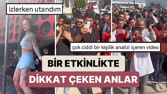 Bir Etkinlikte Sahnede Dans Eden Kadını Seyreden Kalabalık Viral Oldu