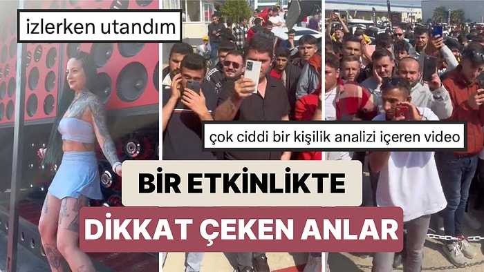 Bir Etkinlikte Sahnede Dans Eden Kadını Seyreden Kalabalık Viral Oldu