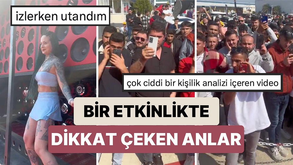 Bir Etkinlikte Sahnede Dans Eden Kadını Seyreden Kalabalık Viral Oldu