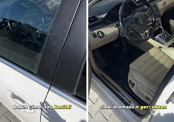 Eşinin söylediklerini "arabadan gelen tuhaf ses" olarak tanımlayan adamın videosu sosyal medyada viral oldu.