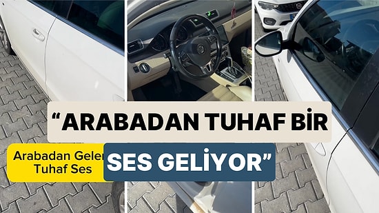 Eşinin Ettiği Sitemi "Arabadan Tuhaf Bir Ses Geliyor" Diyerek Duymazdan Gelen Kocanın Videosu Viral Oldu