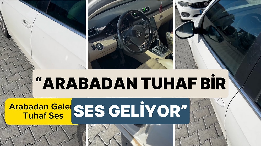 Eşinin Ettiği Sitemi "Arabadan Tuhaf Bir Ses Geliyor" Diyerek Duymazdan Gelen Kocanın Videosu Viral Oldu