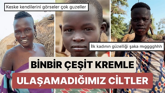 Türk Gezginin Ziyaret Ettiği Mursi Kabilesi Üyeleri Güzellikleri ile Kendilerine Hayran Bıraktı